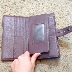 Expansive Purple Wallet